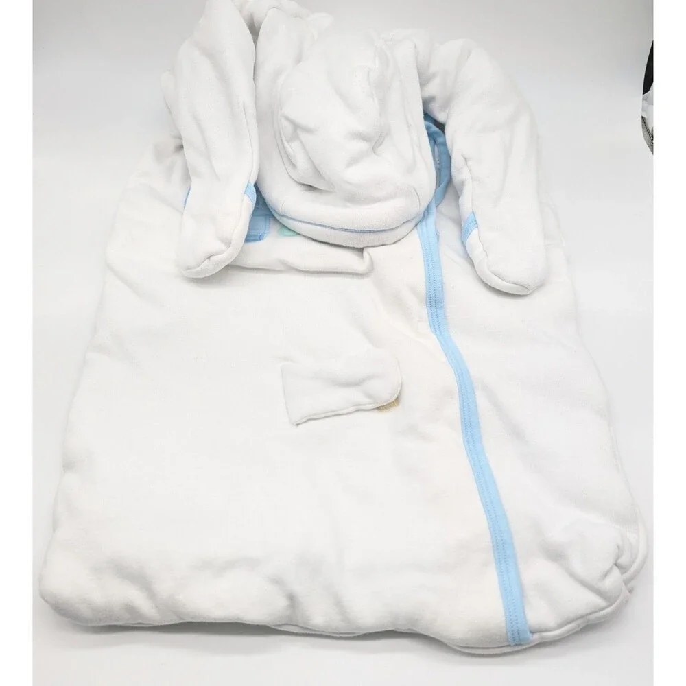 Boys Infant 6/12 Months Bundle Hooded Gown Jacket Mittens Patsy Aiken Designs